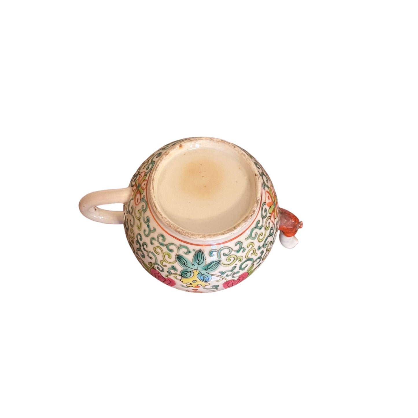 19th C Famille Rose Chinese Porcelain Teapot