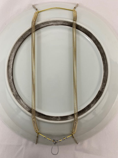 20th Century Canton Blue and White Porcelain Charger