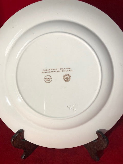 Vintage Wedgwood Historical Plate Cedar Crest College