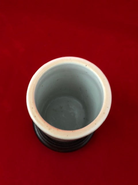 Antique Famille Rose Chinese Porcelain Brush Pot