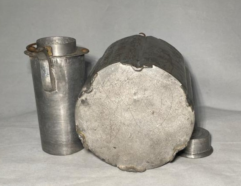 Antique Pewter Wine Warmer