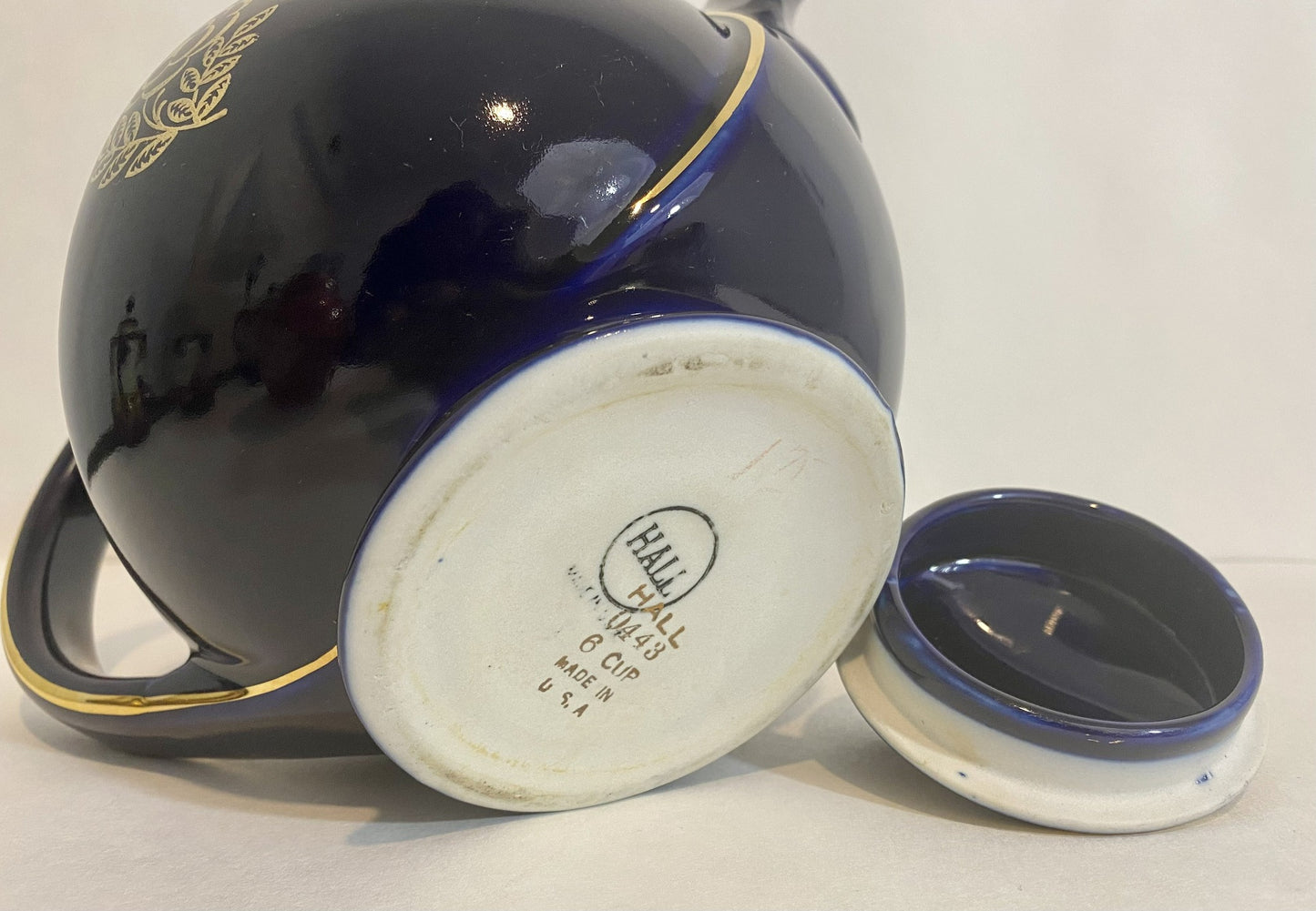 Hall Cobalt Blue Teapot