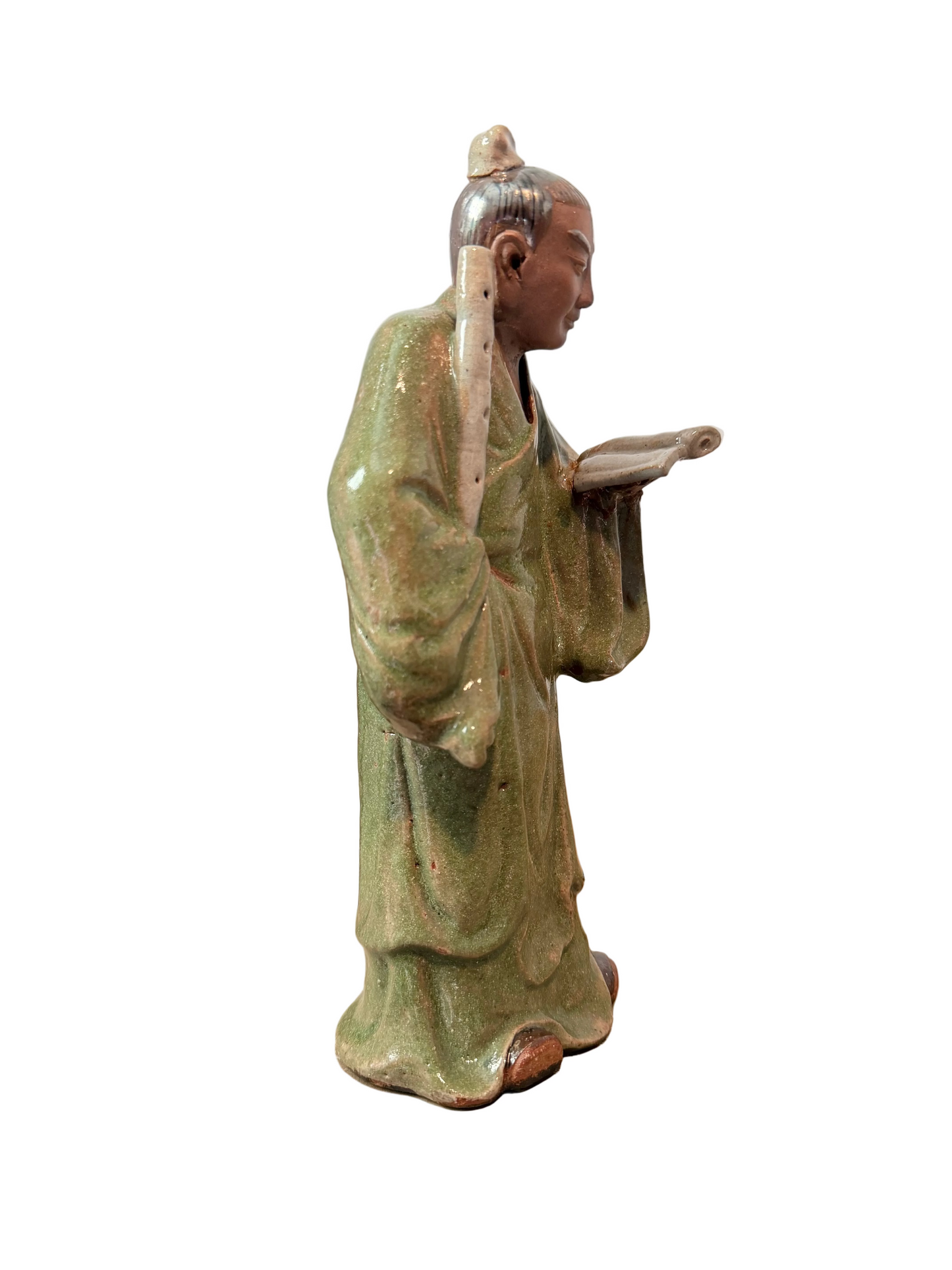 Green ceramic figure 