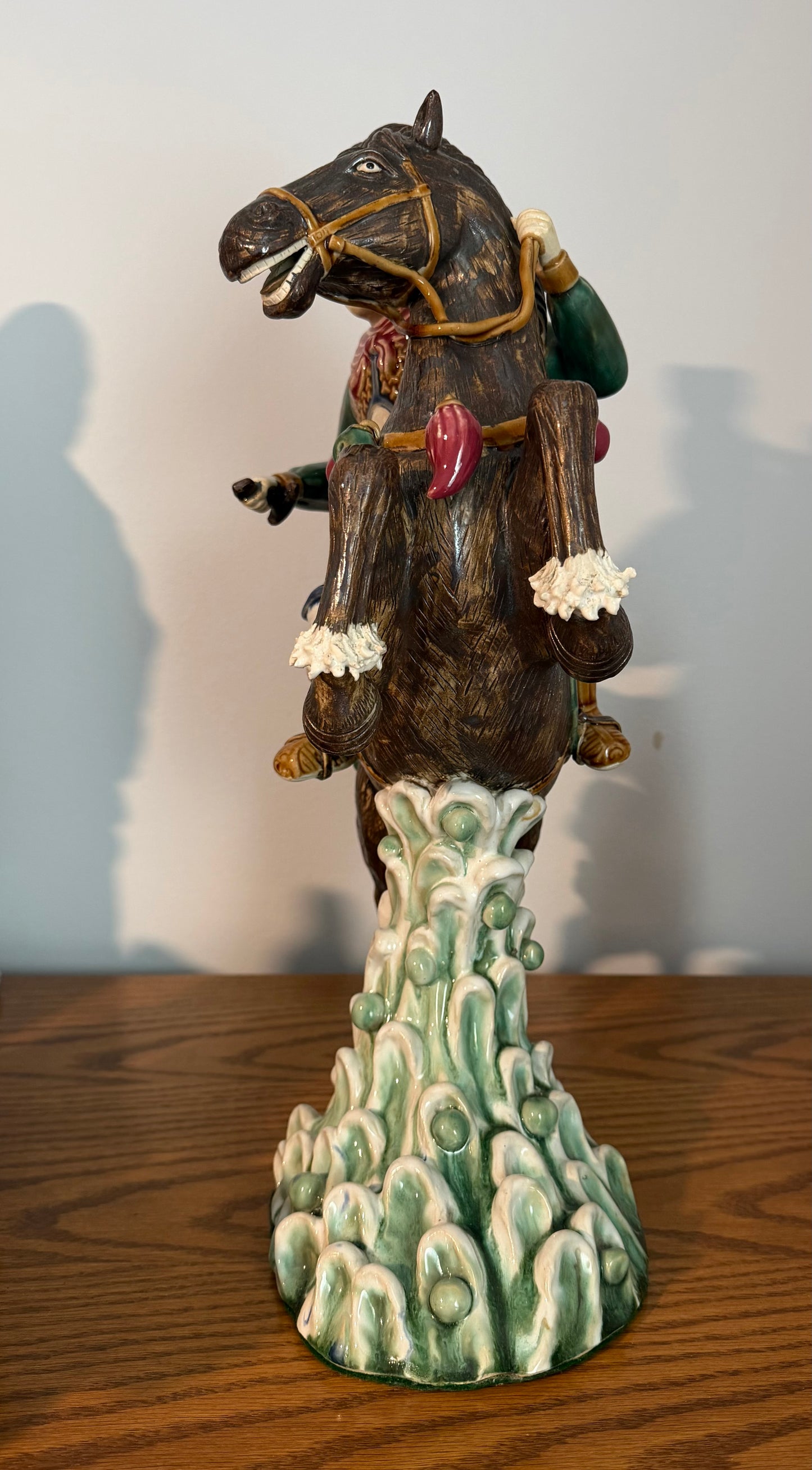 Vintage Chinese Roof Tile - Warrior on Horseback