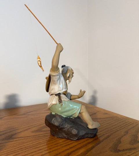 Vintage Chinese Mudman - Fisherman