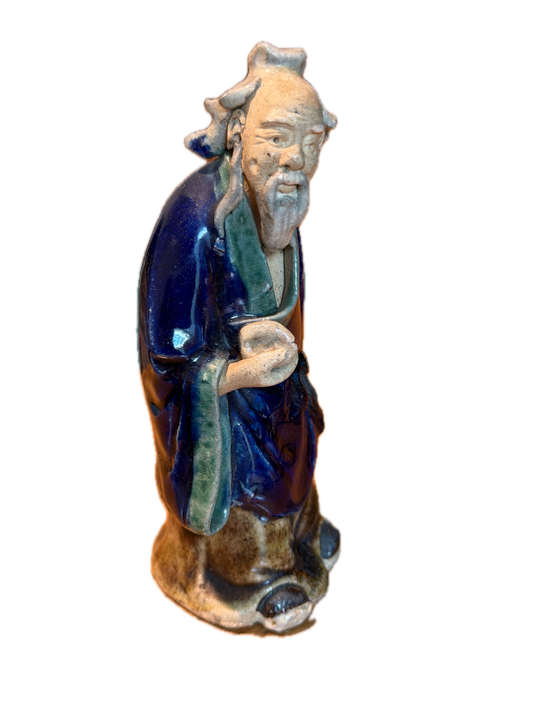 Antique Chinese Mudman - Dish in Hand