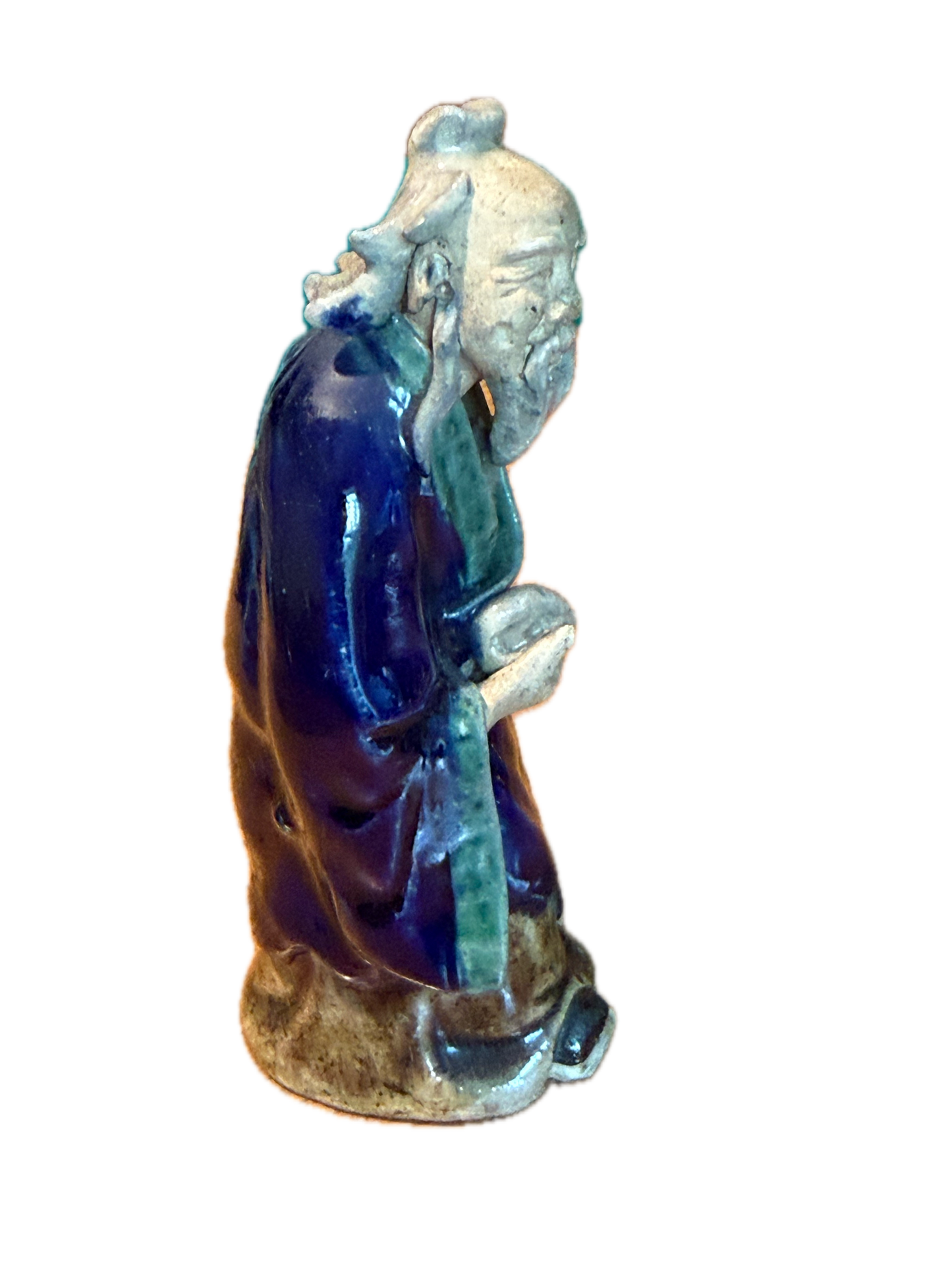 Antique Chinese Mudman - Dish in Hand