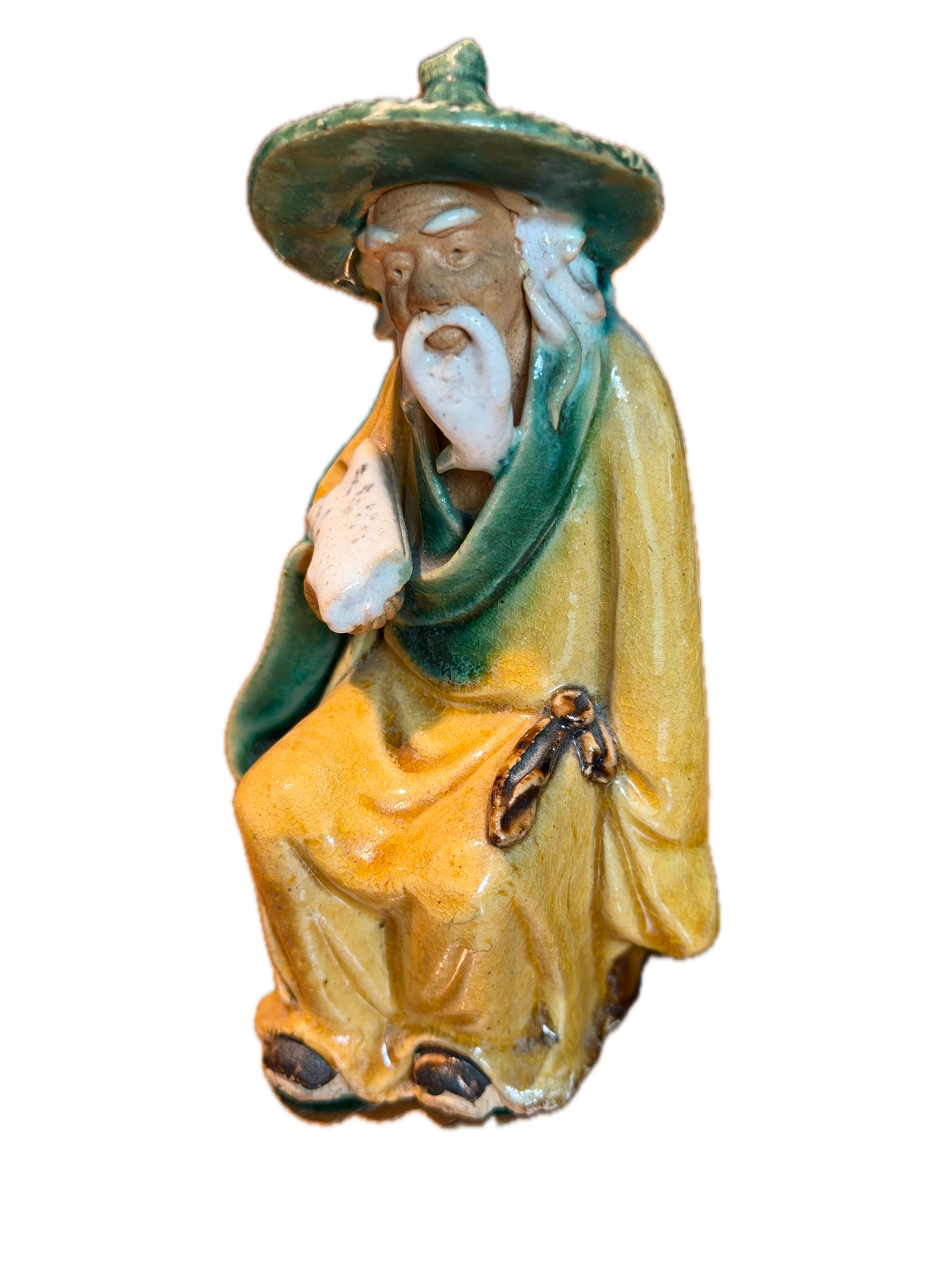 Antique Chinese Mudman - Wiseman