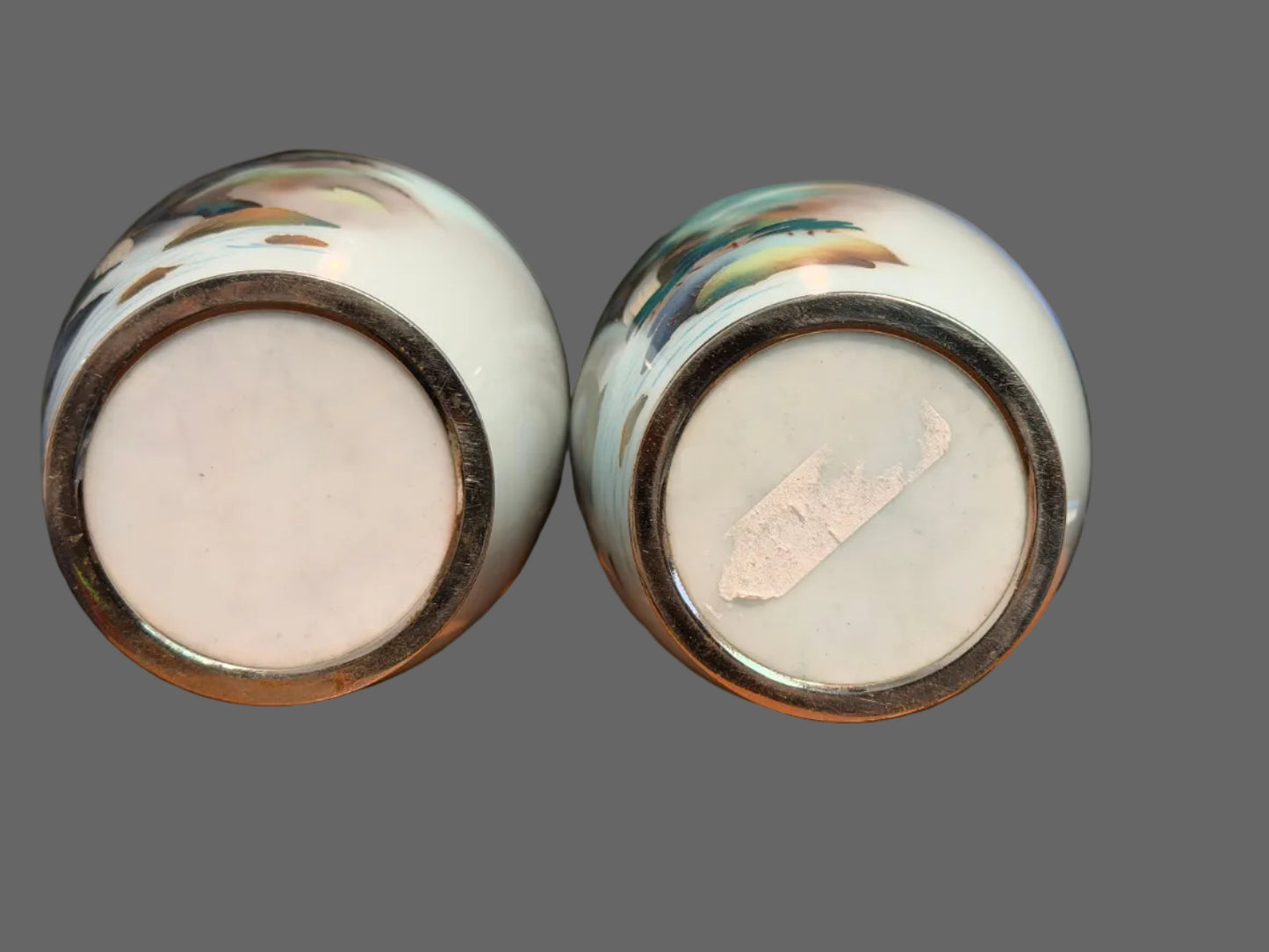 Pair of Japanese Cloisonne Vases