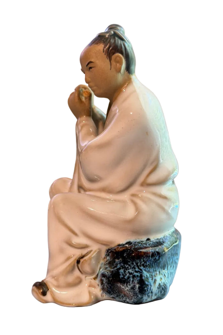 Vintage Chinese Mudman - Playing the Flute
