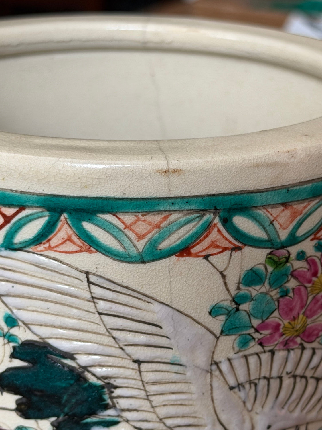 Meiji Period Kyo-Satsuma Vase