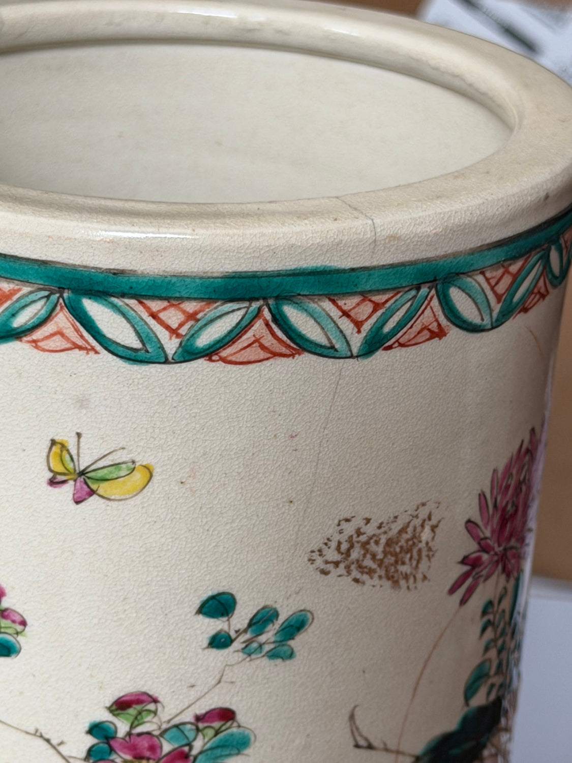 Meiji Period Kyo-Satsuma Vase