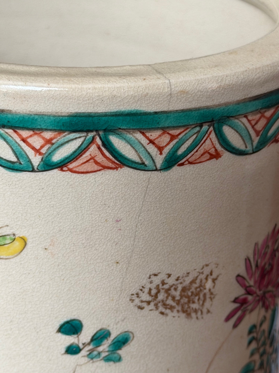 Meiji Period Kyo-Satsuma Vase