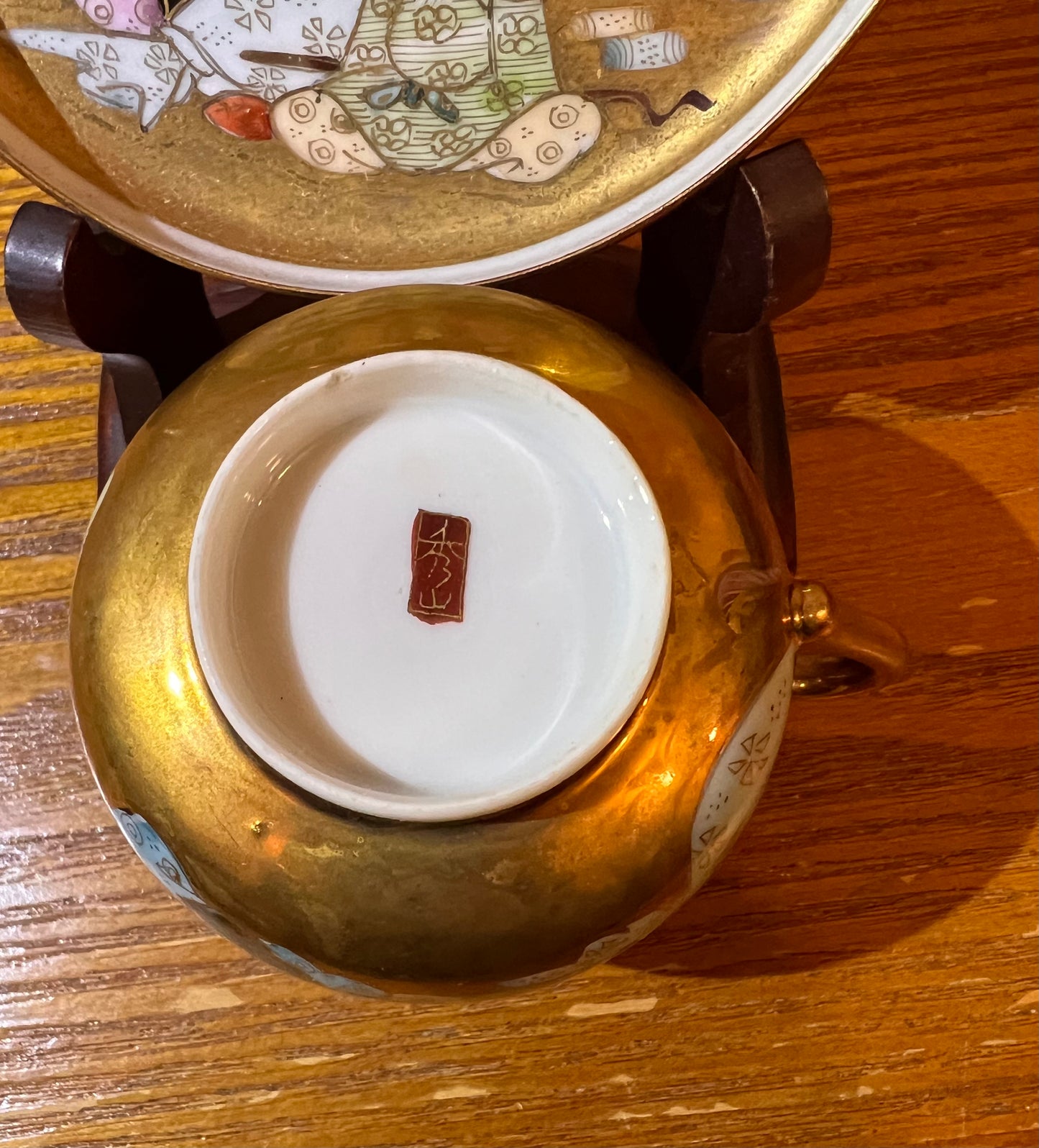 Satsuma Teacup and Saucer