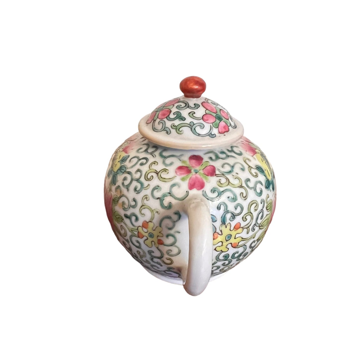 19th C Famille Rose Chinese Porcelain Teapot