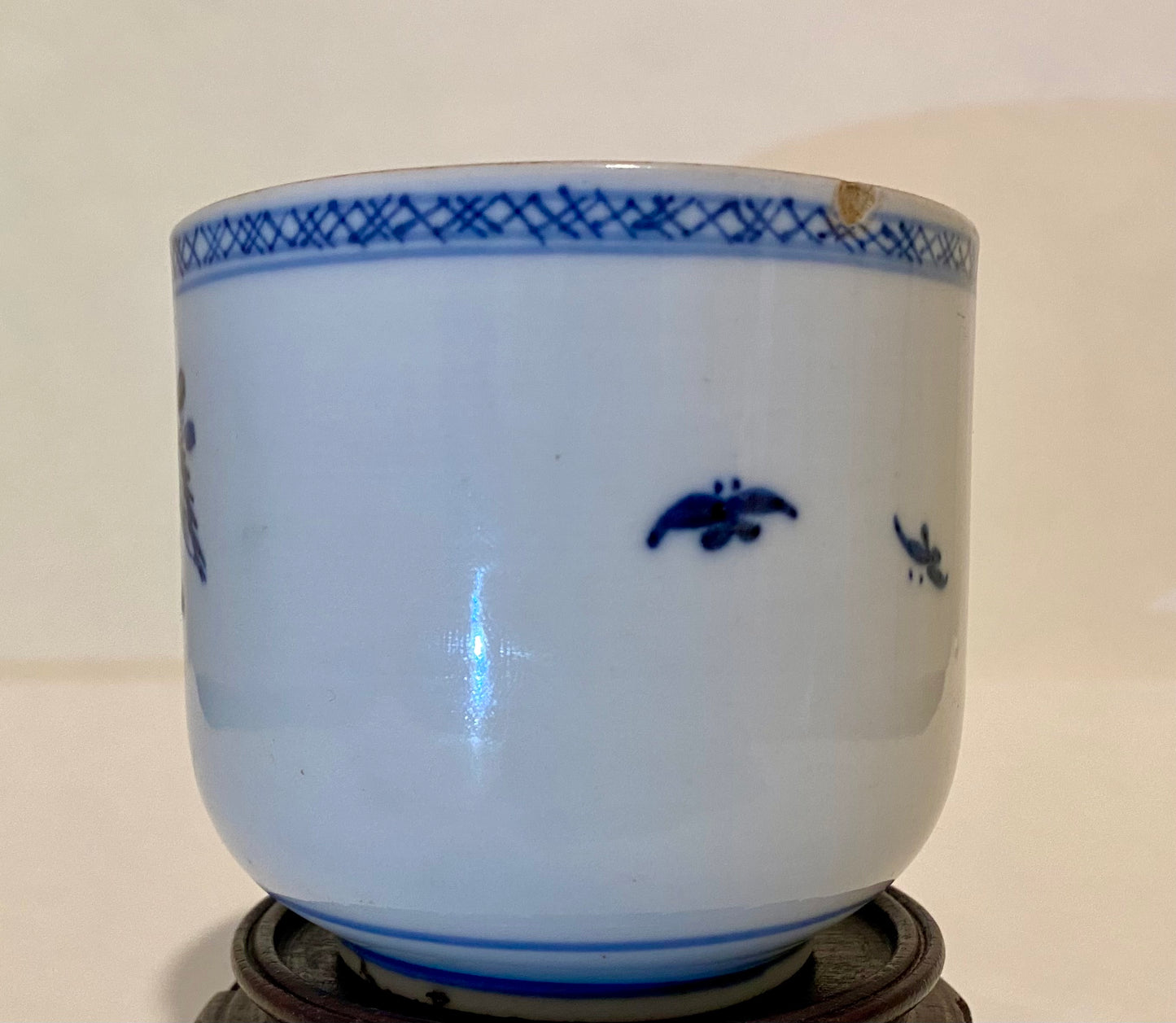 19th Blue and White Chinese Porcelain Cup