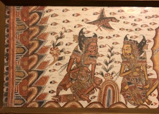 Indonesian Batik Traditional Kamasan Painting of Rama Epic