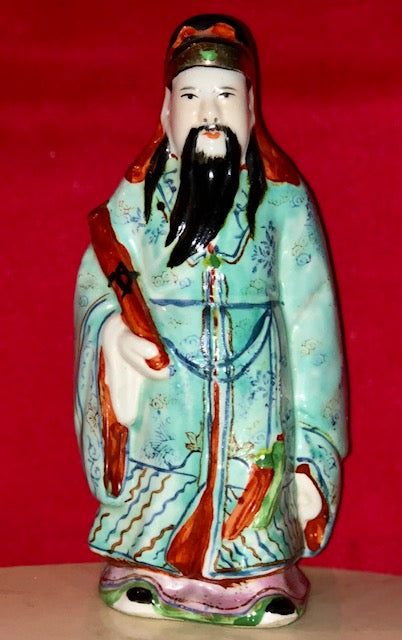 Porcelain Immortal Fu Figurine