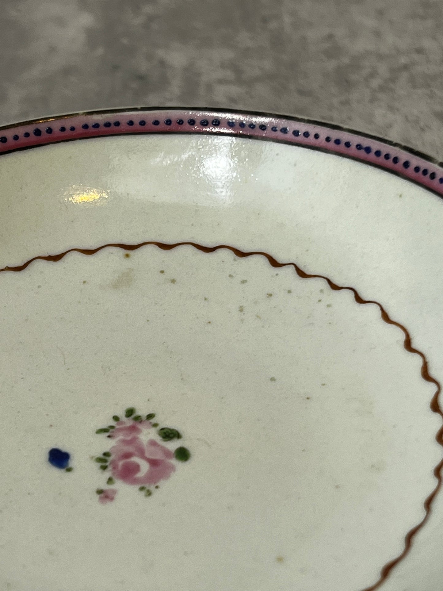 Pair of 18th Century Chinese Export Porcelain Dishes