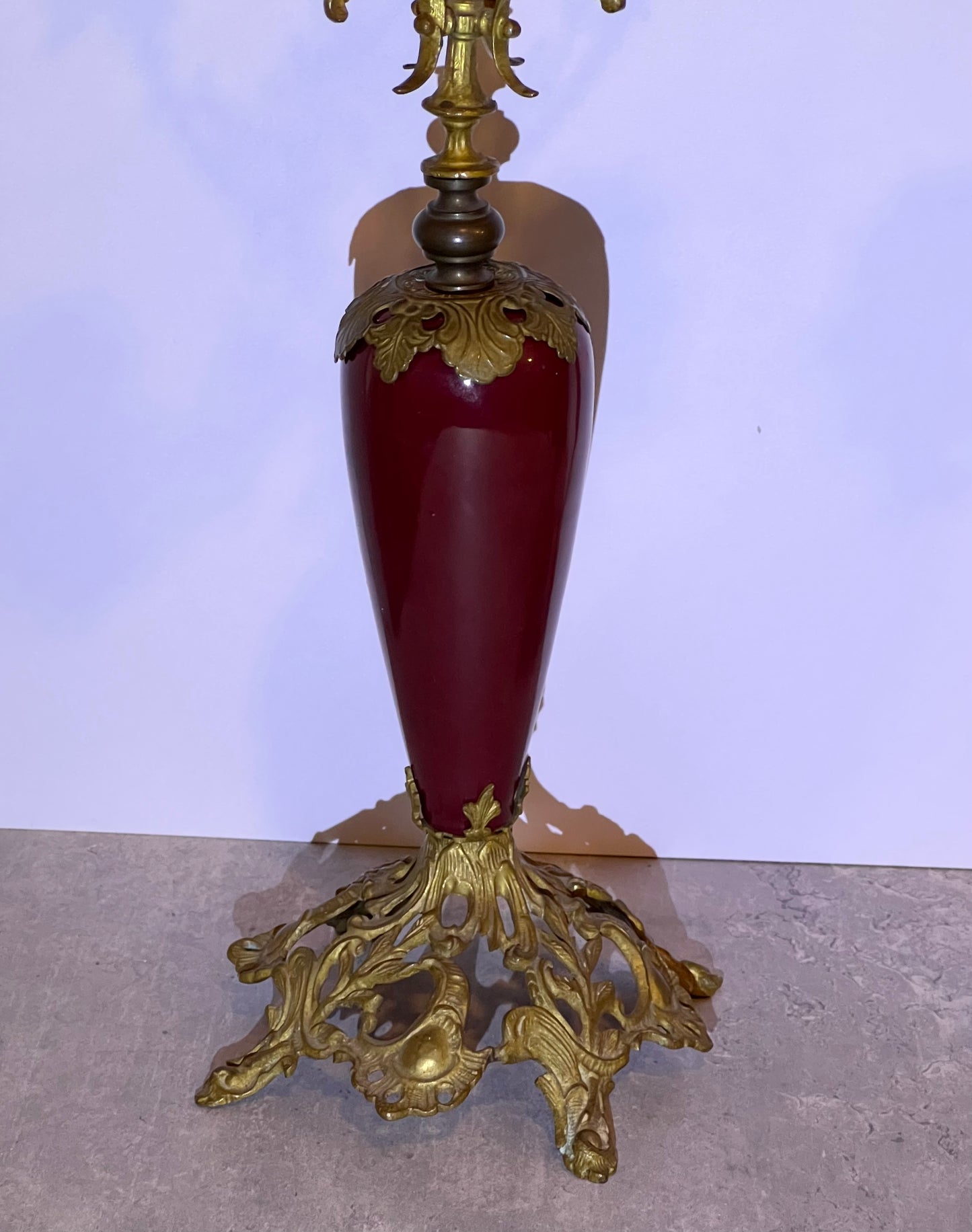 Antique Louis XVI Style Bronze Candelabra