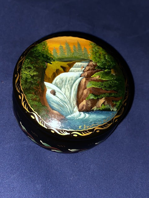 Vintage Signed Russian Lacquer Box 1992