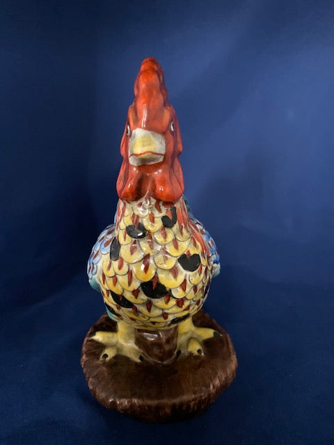 Vintage Chinese Ceramic Rooster Figure