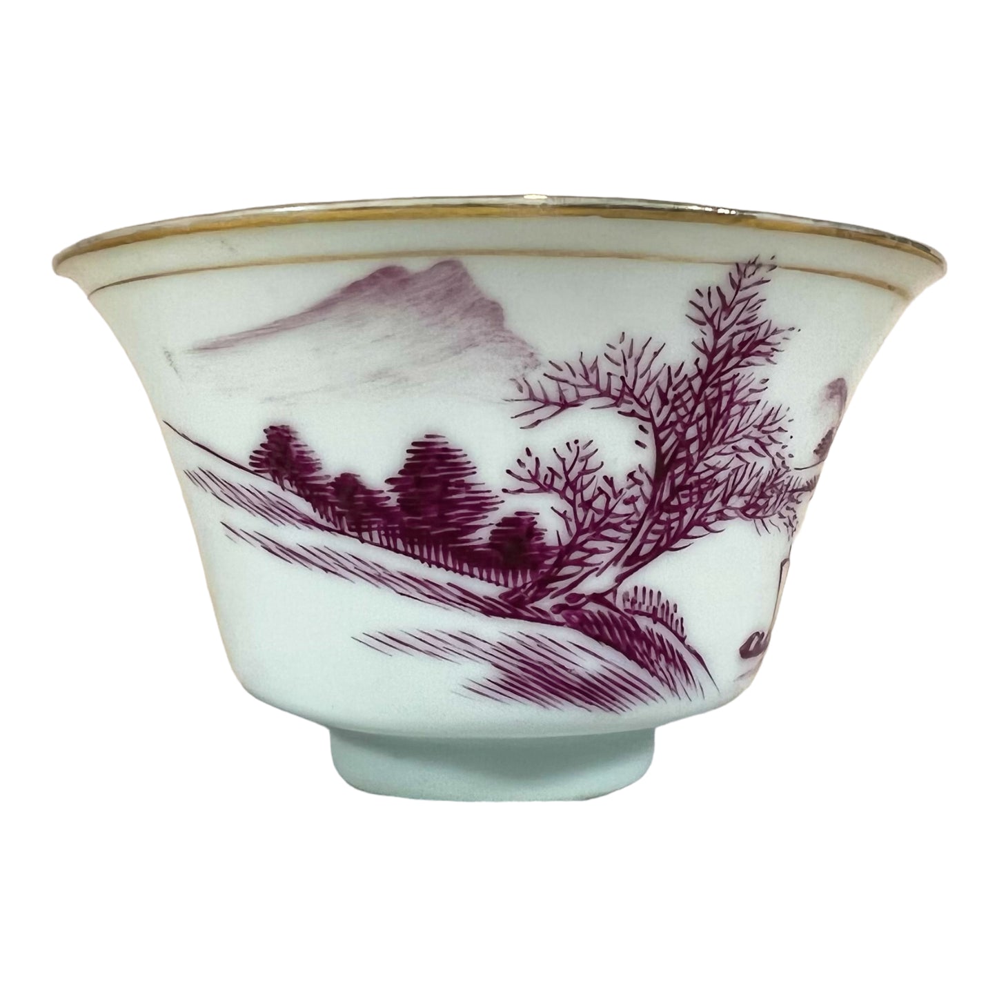 Vintage Chinese Porcelain Wine Cup
