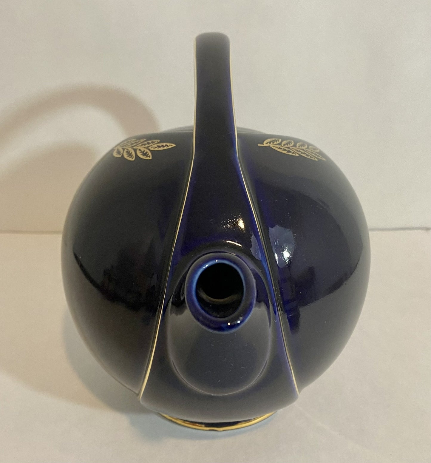 Hall  Cobalt Blue Teapot