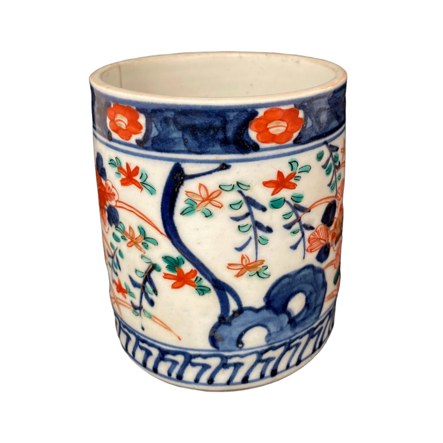 Antique Chinese Imari Brush Pot
